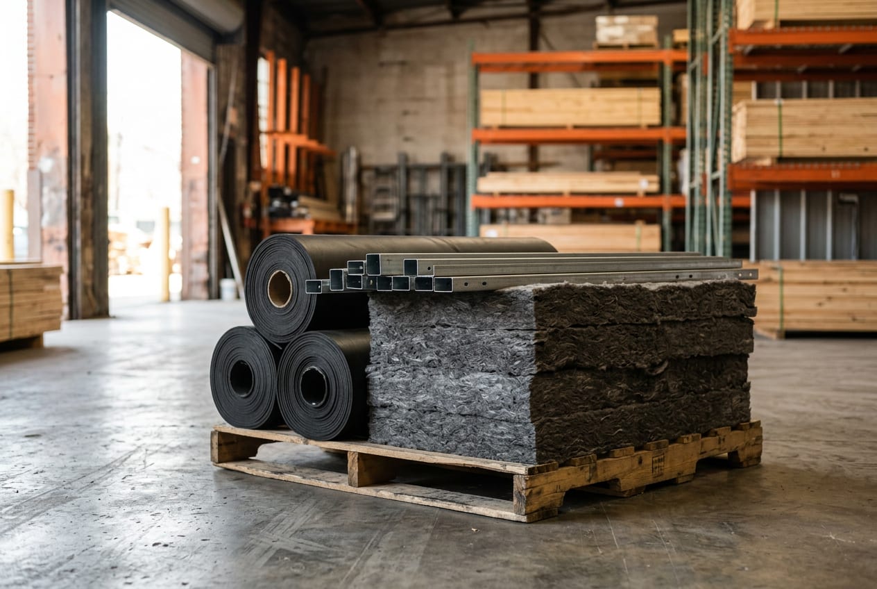 Sound Proofing products available at Midwood Lumber in Brooklyn, NY